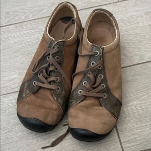 KEEN Dawson Men Brown Oxford Hiking Shoes Size 11.5